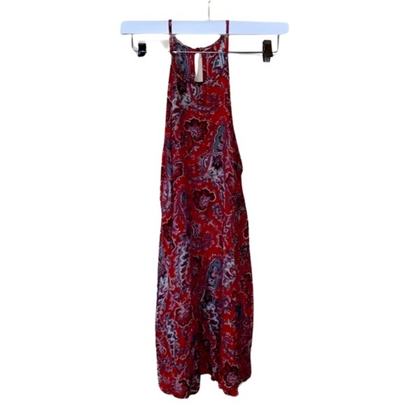 HP🏆 AEO Red Floral High Neck Boho Shift Mini Dress
- XXS - Picture 2 of 5